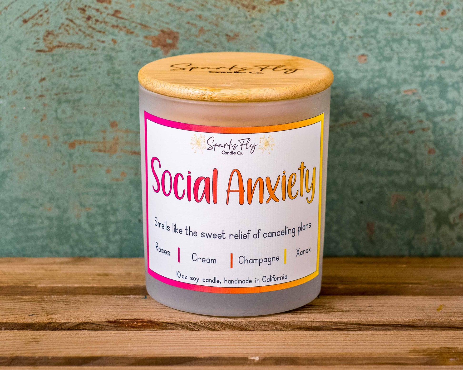Social Anxiety Candle - The comforting aroma of happily staying in.