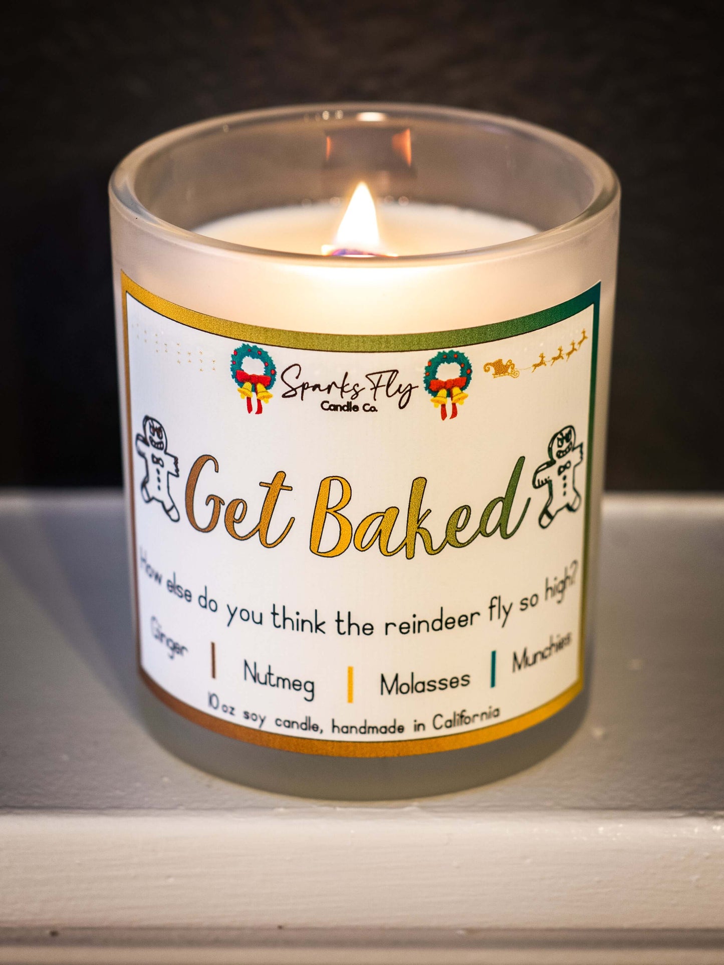 Get Baked Candle - The secret behind those soaring reindeer