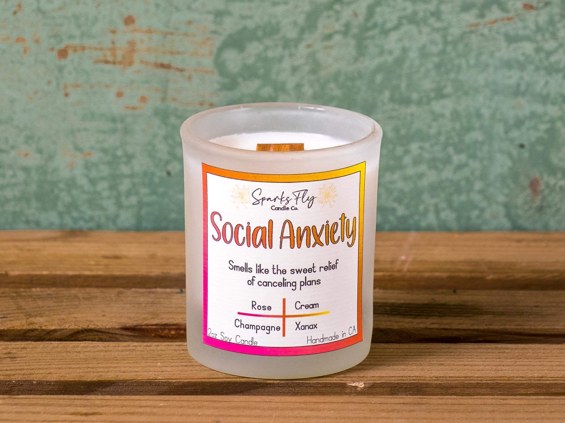 Social Anxiety Candle - The comforting aroma of happily staying in.