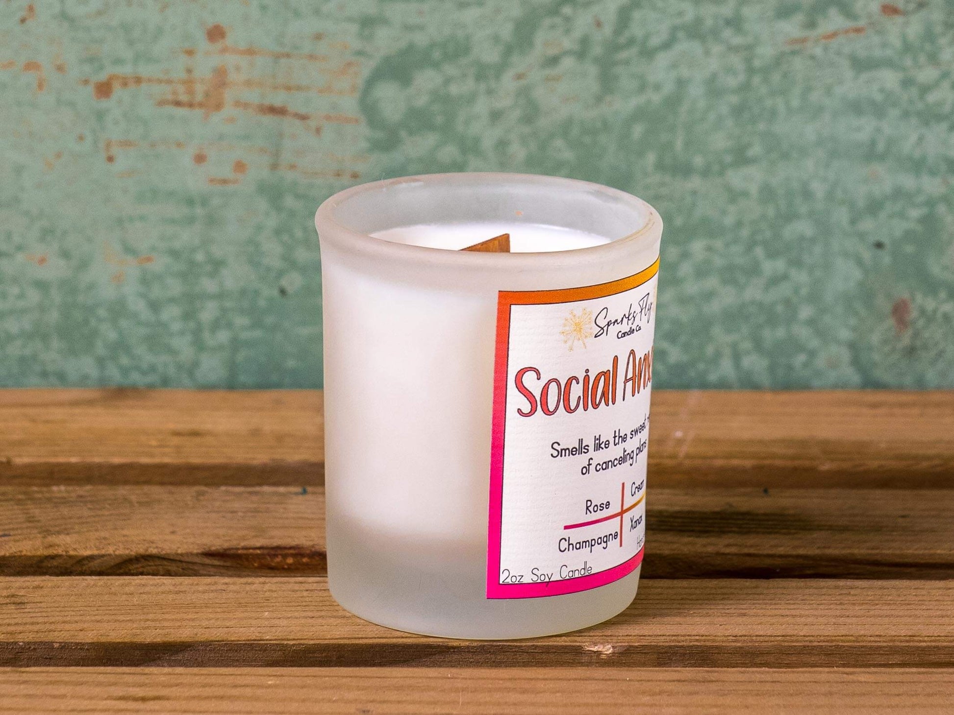Social Anxiety Candle - The comforting aroma of happily staying in.