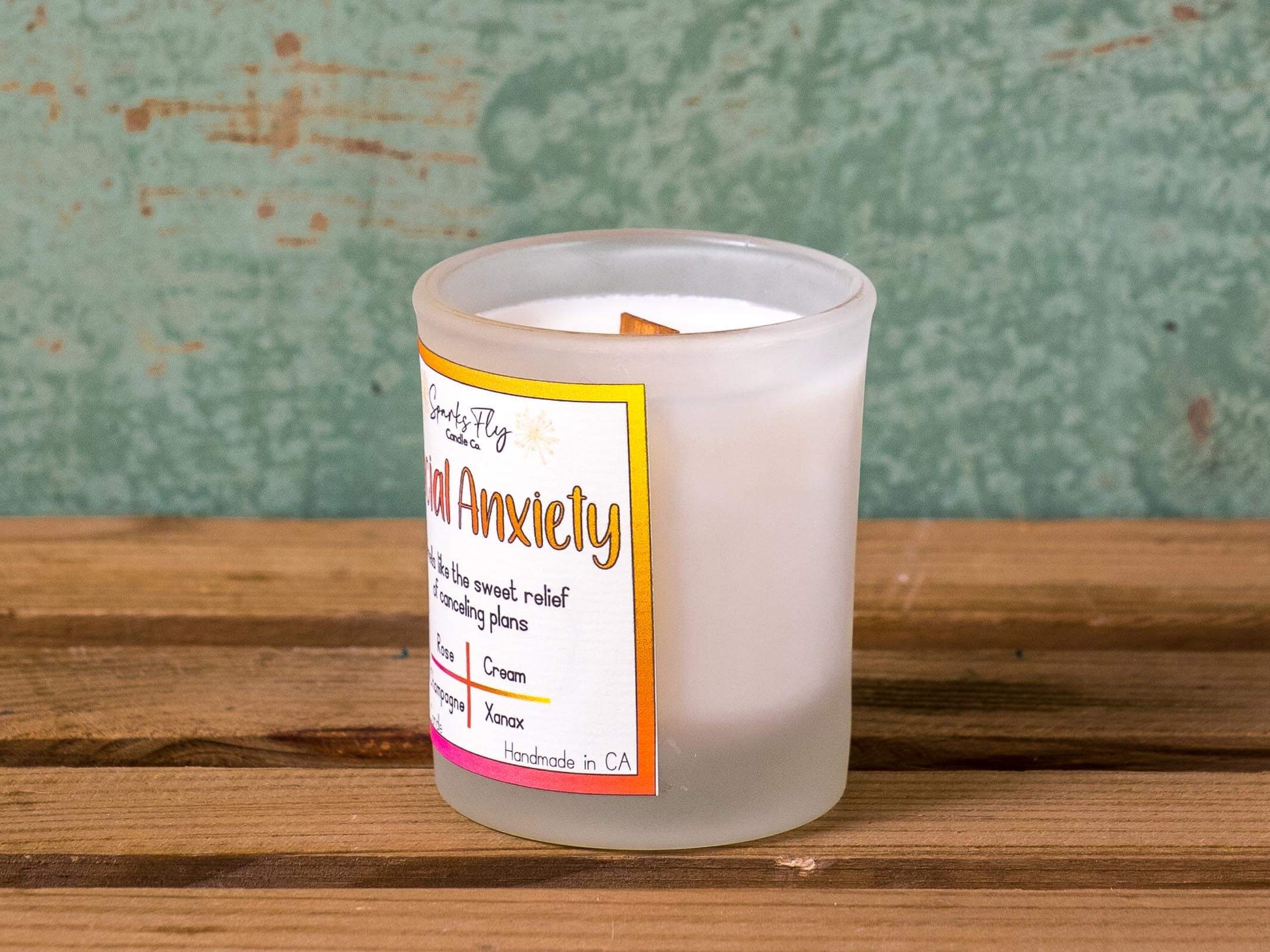Social Anxiety Candle - The comforting aroma of happily staying in.