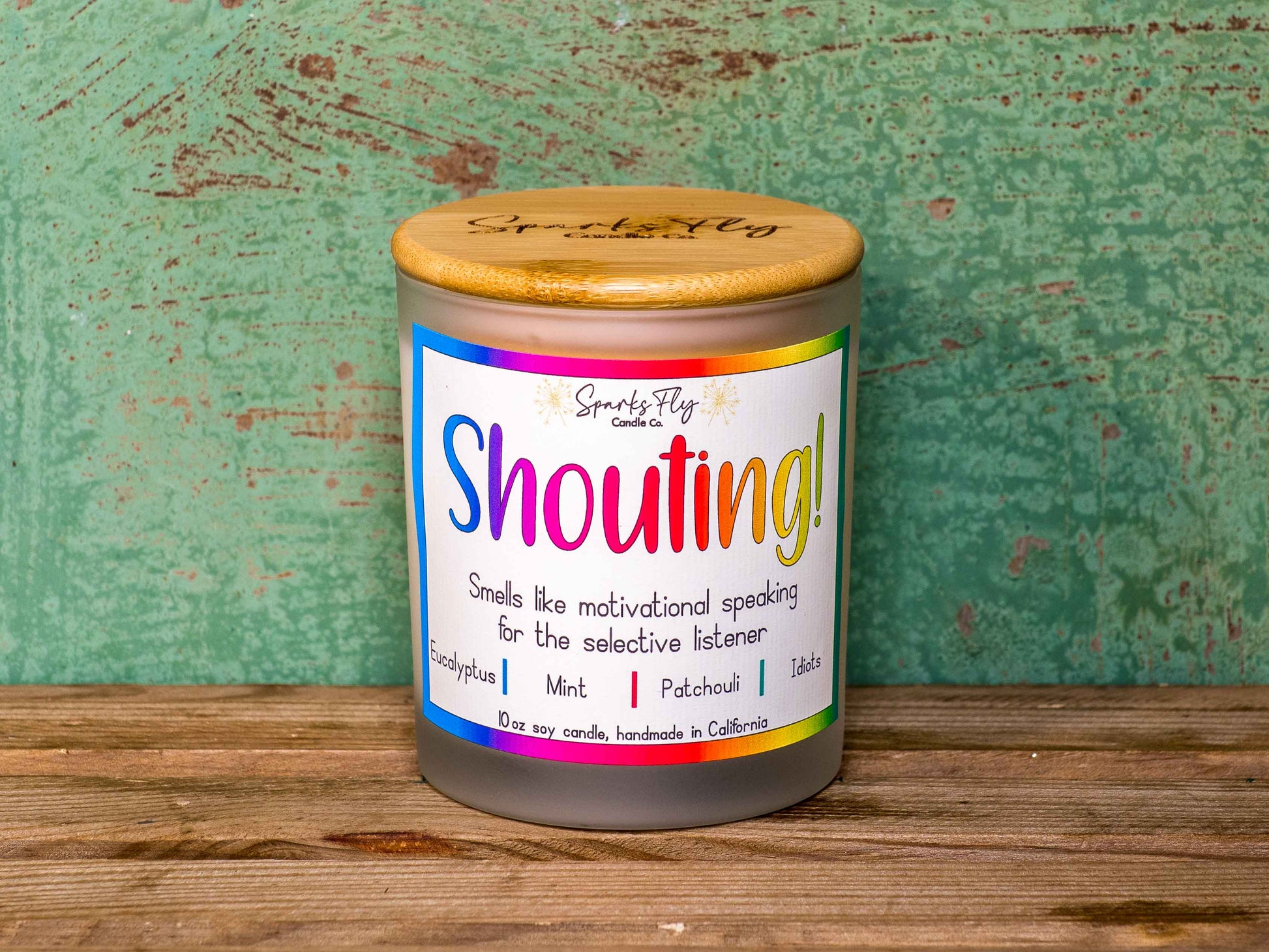 Resting Witch Face Candle - A scent with sassy sorcery and playful allure