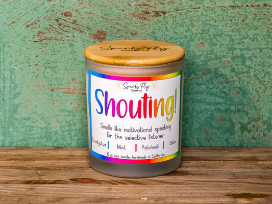 Resting Witch Face Candle - A scent with sassy sorcery and playful allure