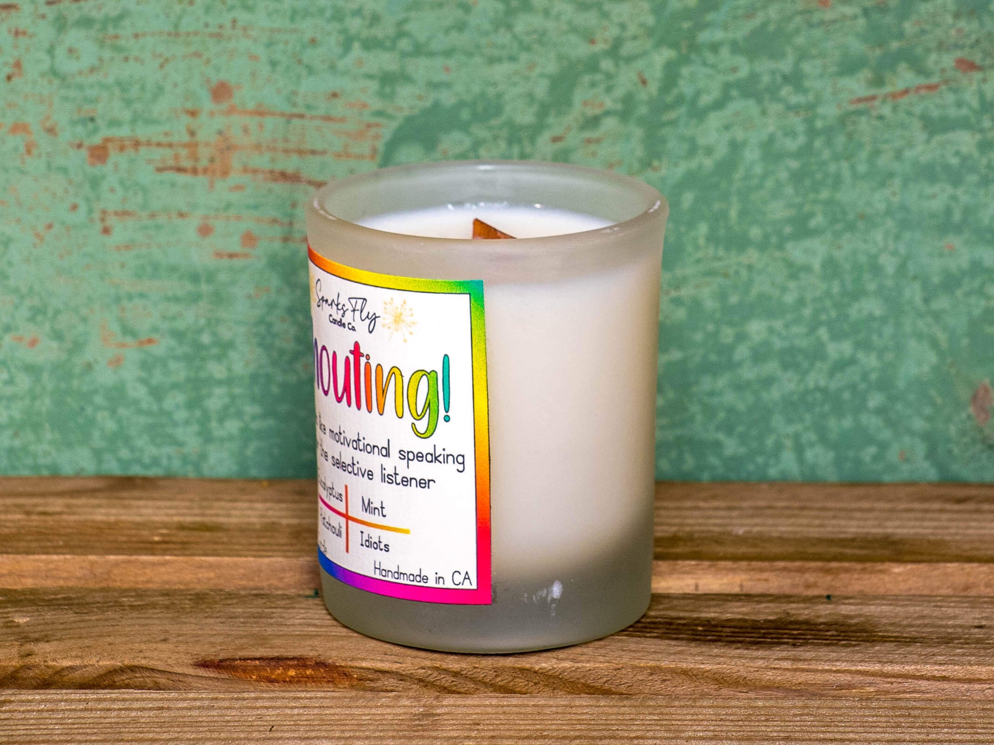 Resting Witch Face Candle - A scent with sassy sorcery and playful allure