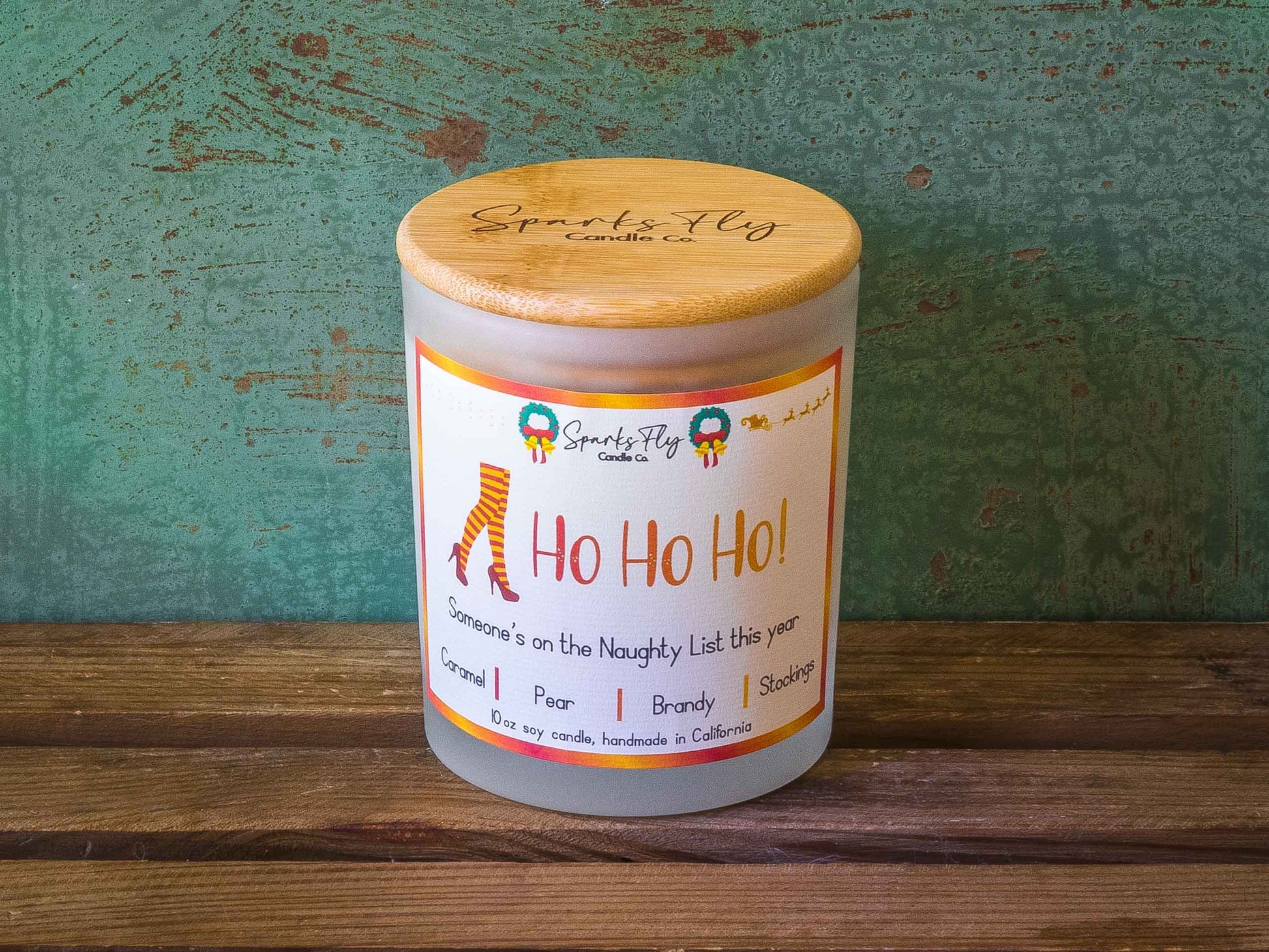 Ho Ho Ho Candle - Sparking up the sass for those who made the naughty list.