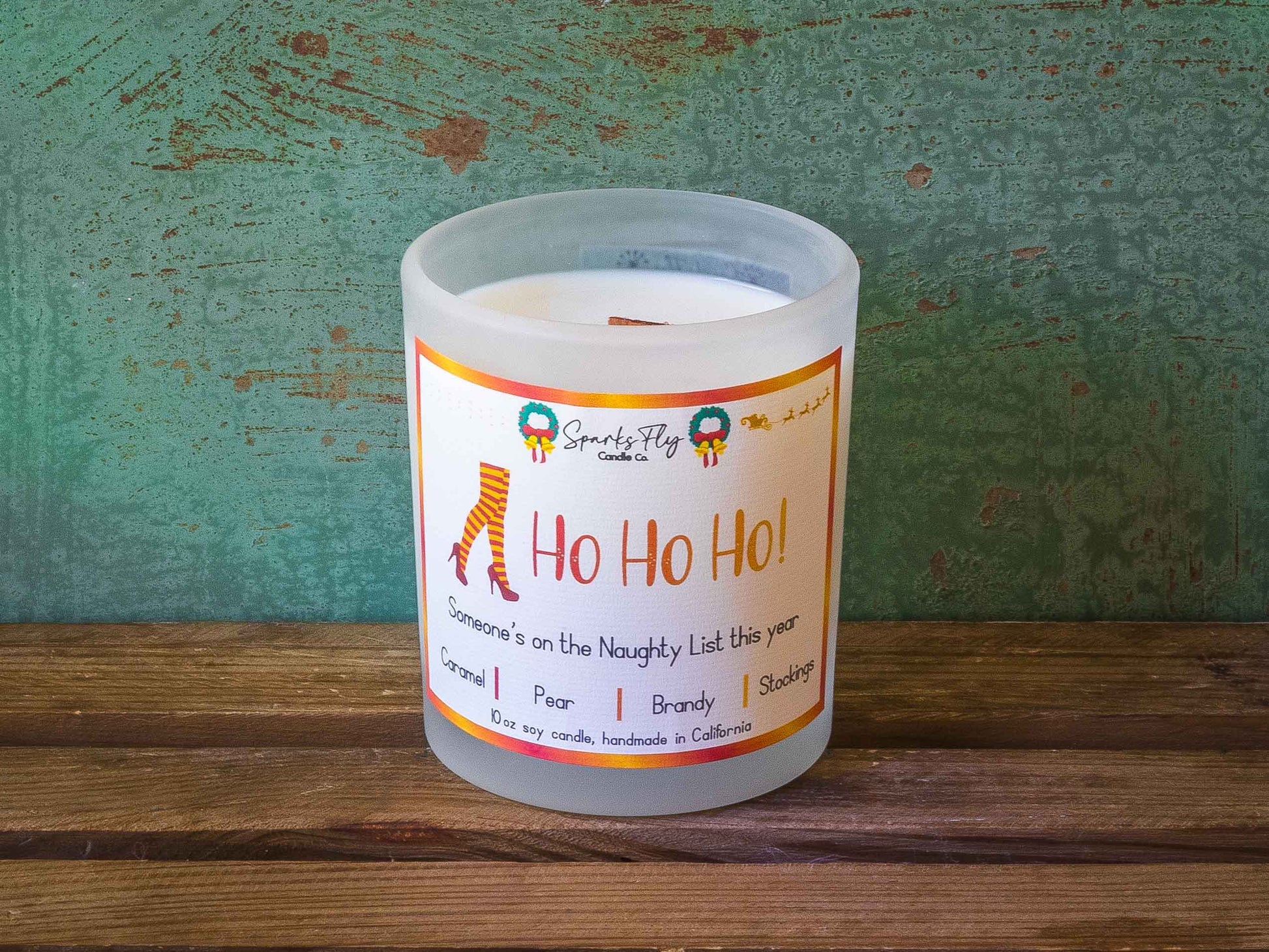 Ho Ho Ho Candle - Sparking up the sass for those who made the naughty list.