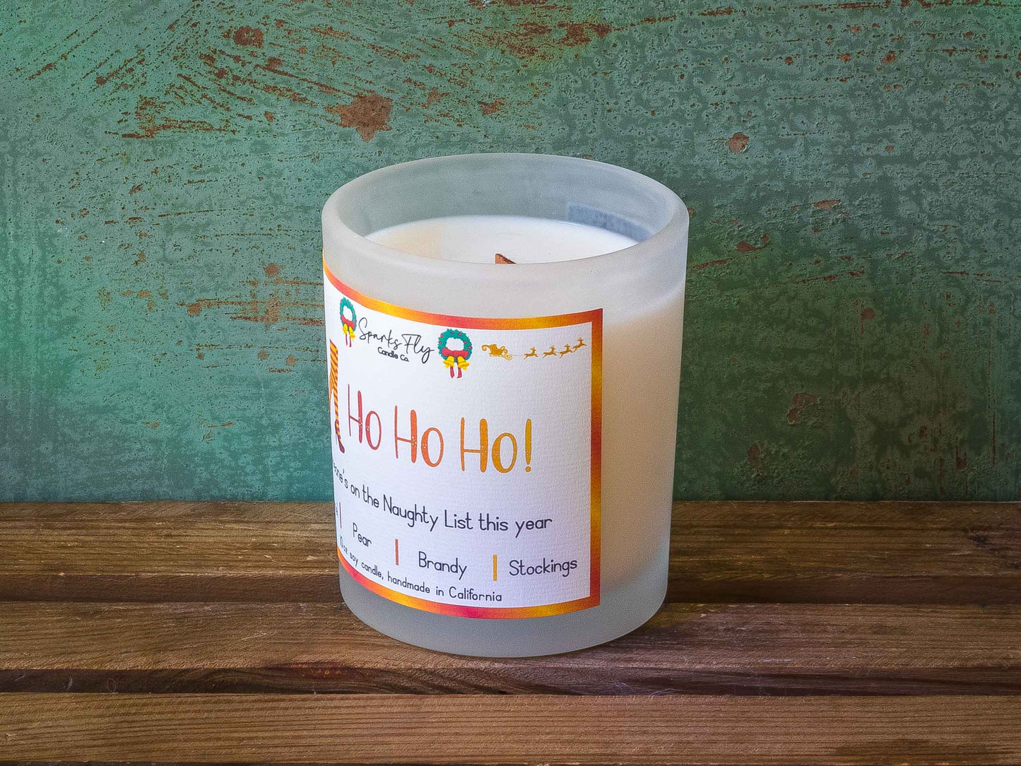 Ho Ho Ho Candle - Sparking up the sass for those who made the naughty list.
