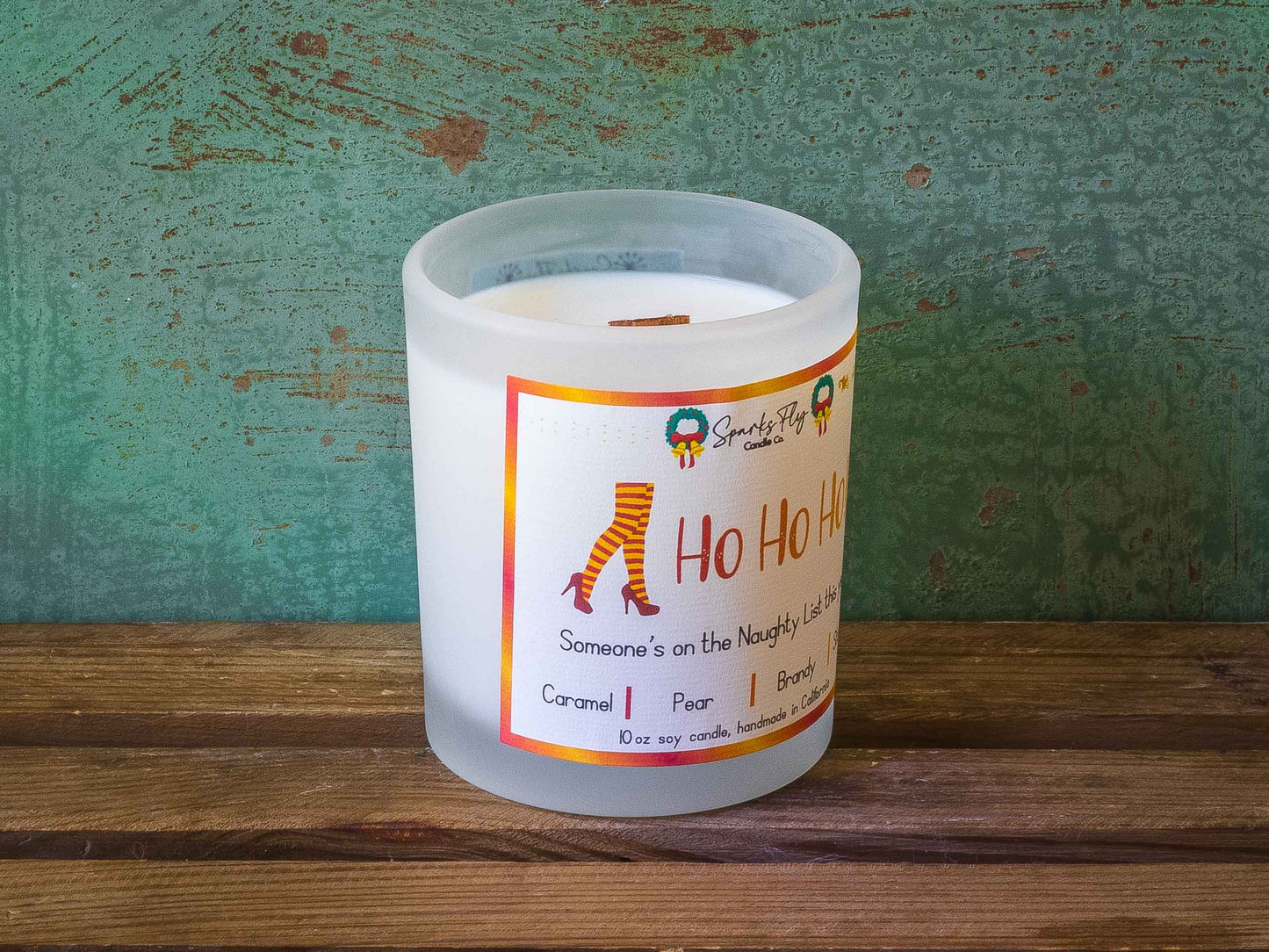 Ho Ho Ho Candle - Sparking up the sass for those who made the naughty list.