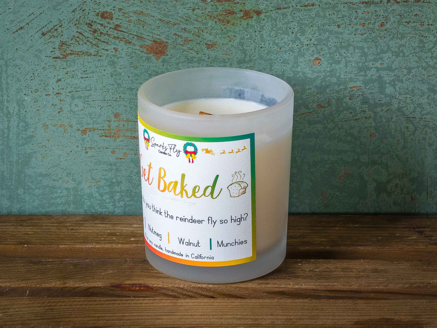 Get Baked Candle - The secret behind those soaring reindeer