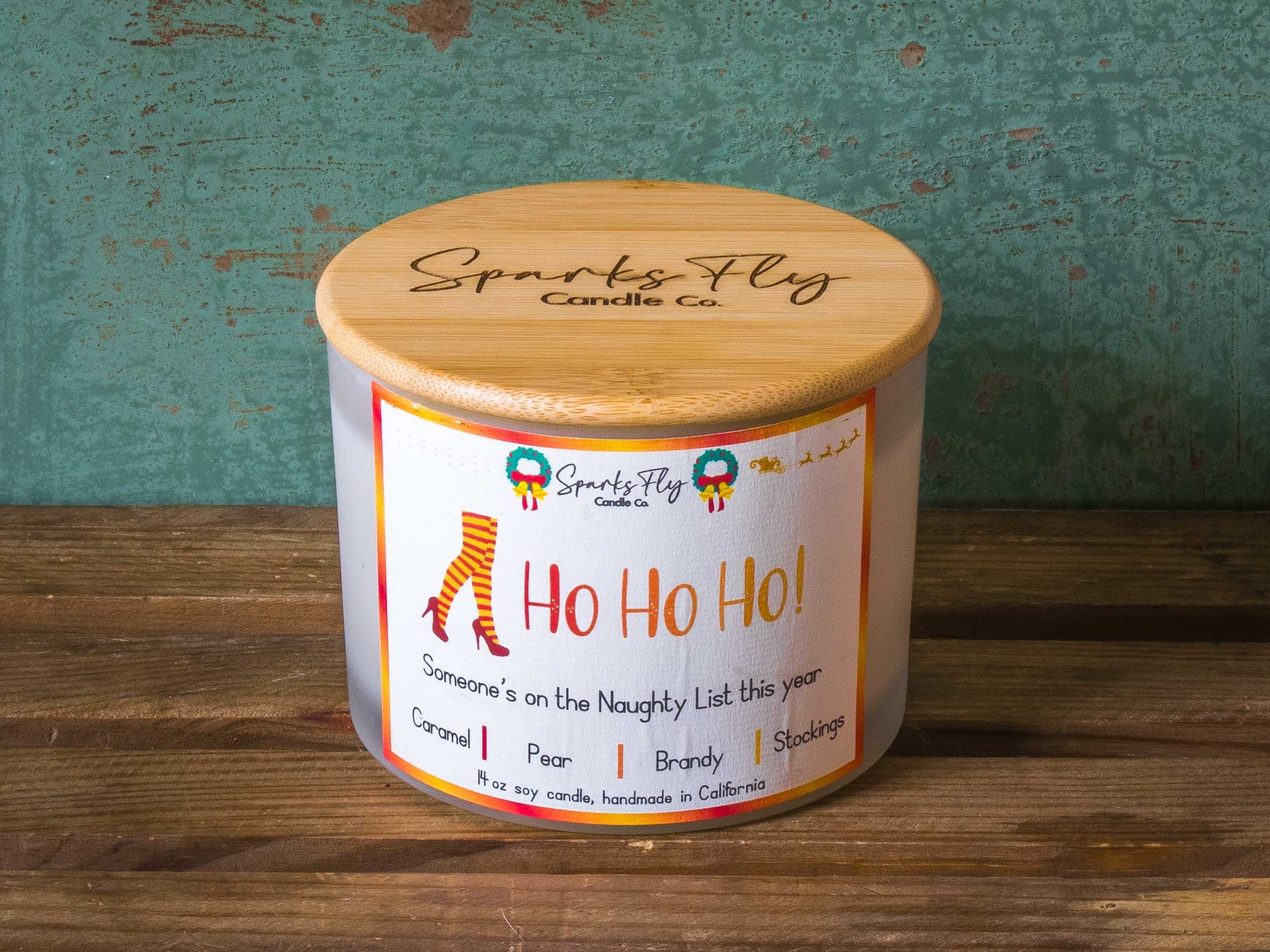 Ho Ho Ho Candle - Sparking up the sass for those who made the naughty list.