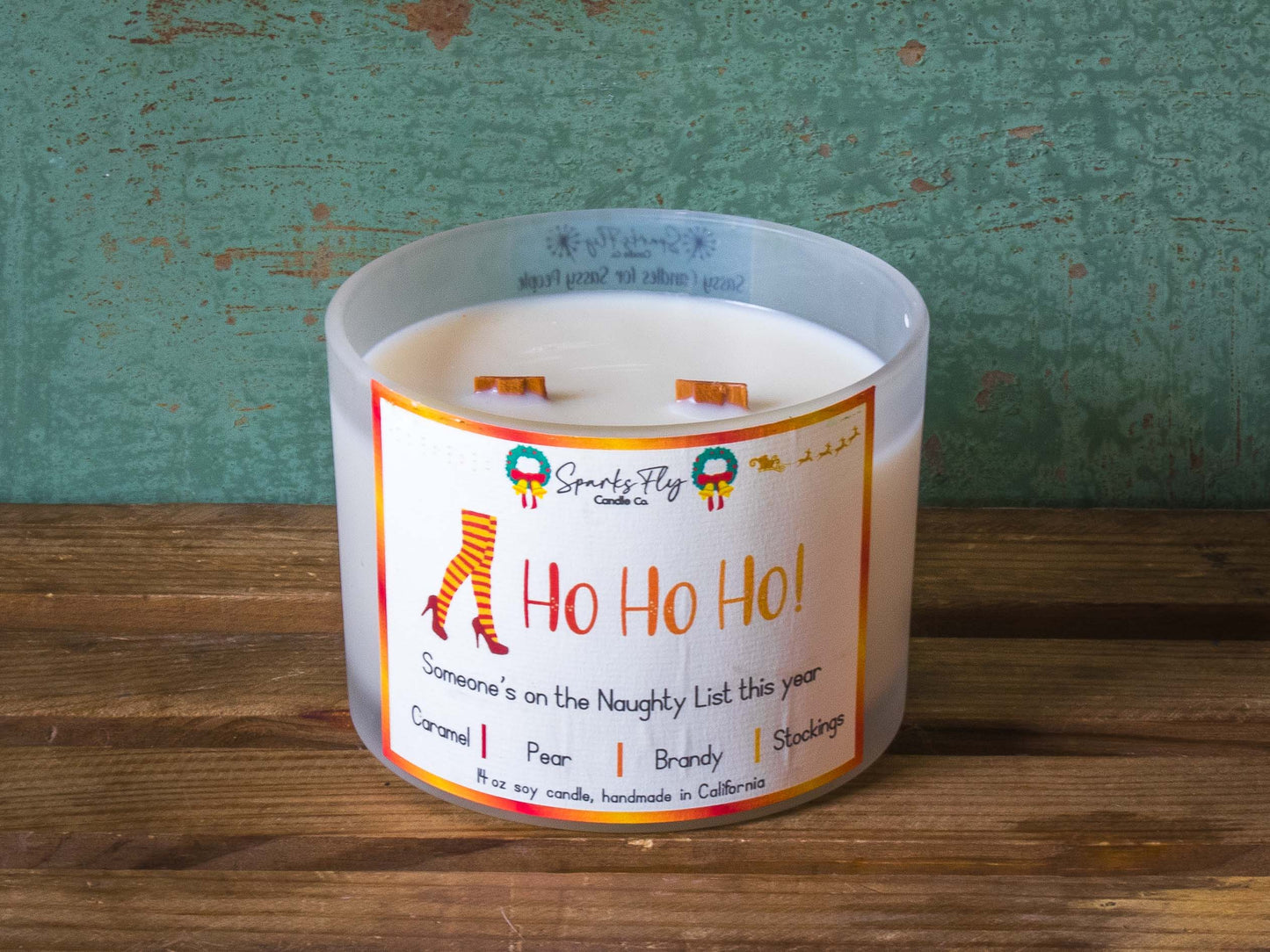 Ho Ho Ho Candle - Sparking up the sass for those who made the naughty list.