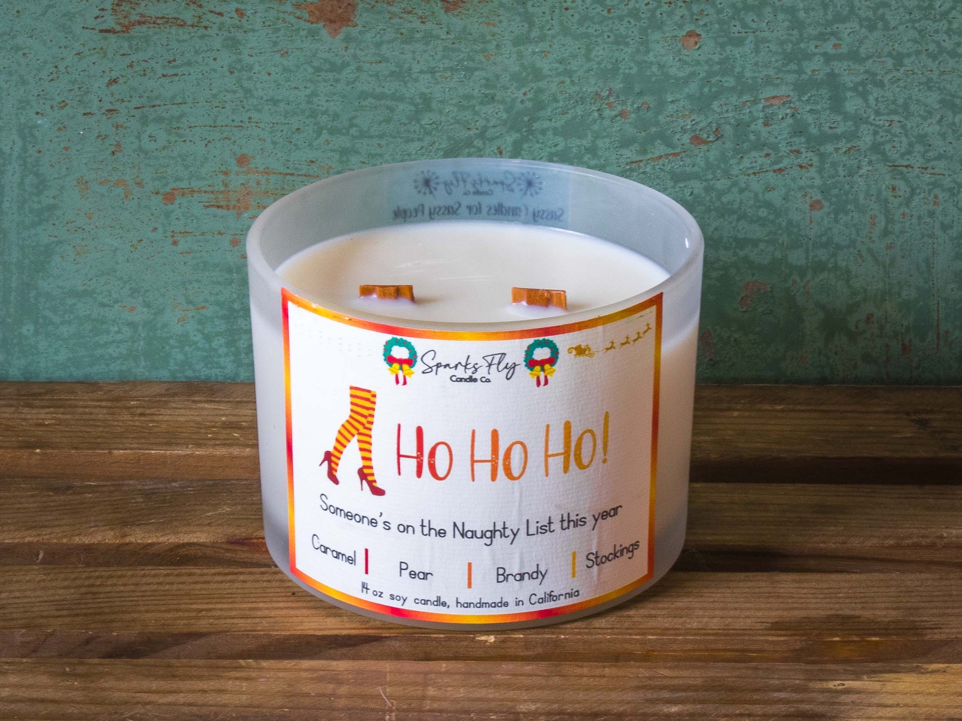 Ho Ho Ho Candle - Sparking up the sass for those who made the naughty list.