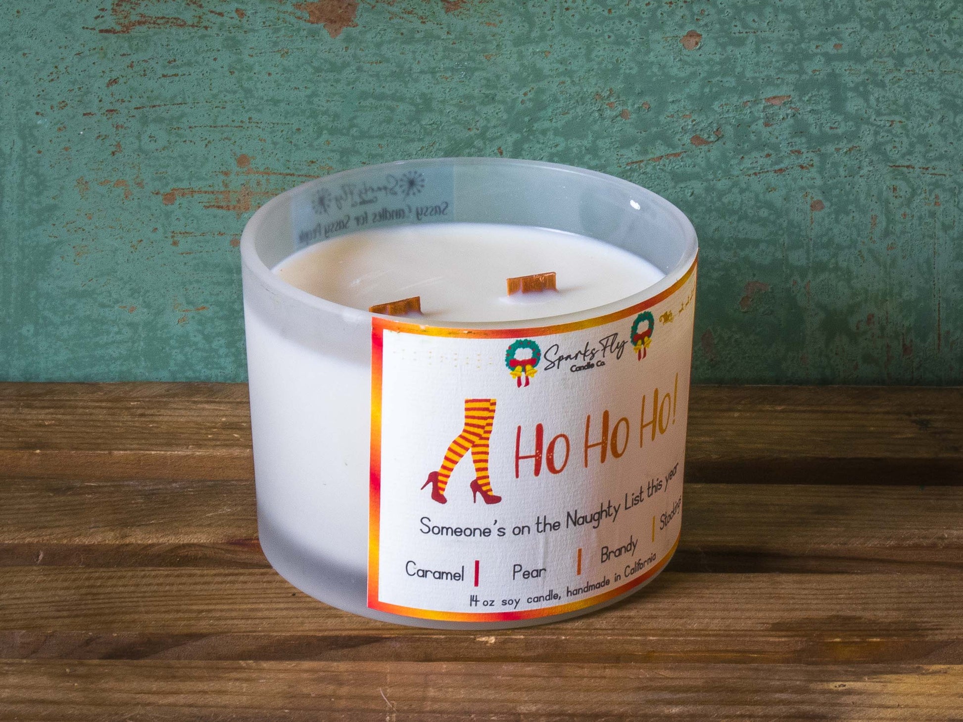 Ho Ho Ho Candle - Sparking up the sass for those who made the naughty list.