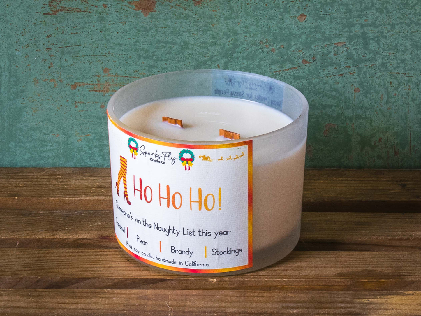 Ho Ho Ho Candle - Sparking up the sass for those who made the naughty list.