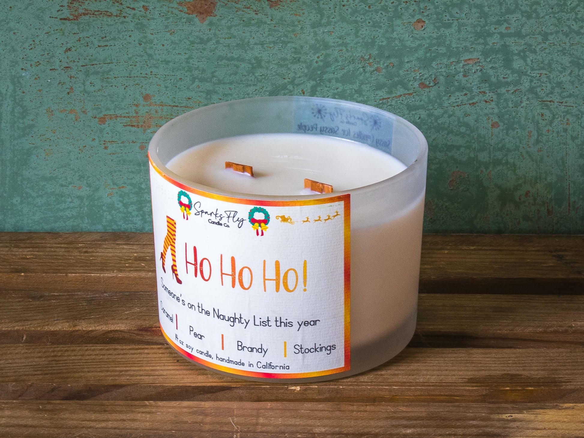 Ho Ho Ho Candle - Sparking up the sass for those who made the naughty list.