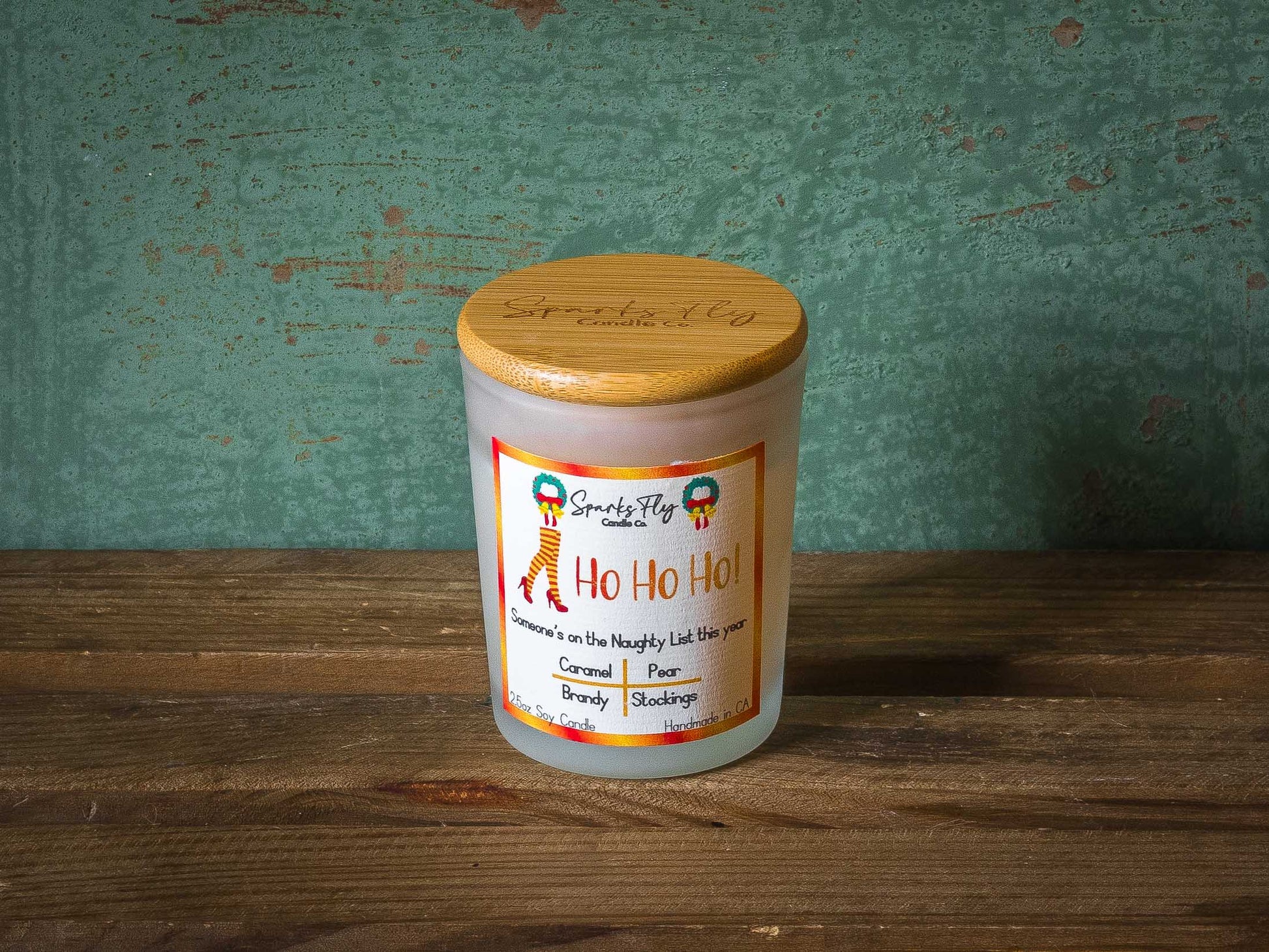 Ho Ho Ho Candle - Sparking up the sass for those who made the naughty list.