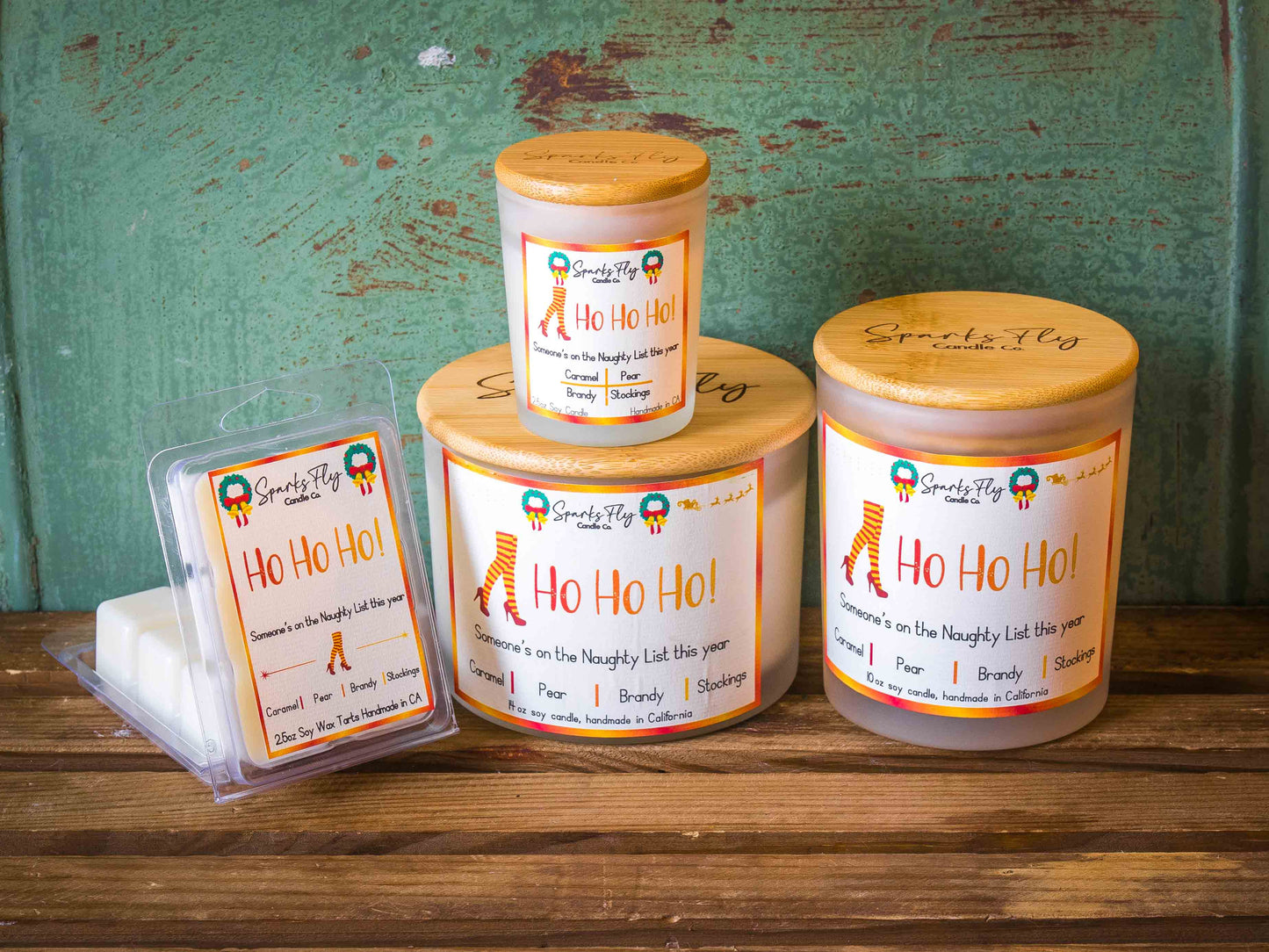 Ho Ho Ho Candle - Sparking up the sass for those who made the naughty list.