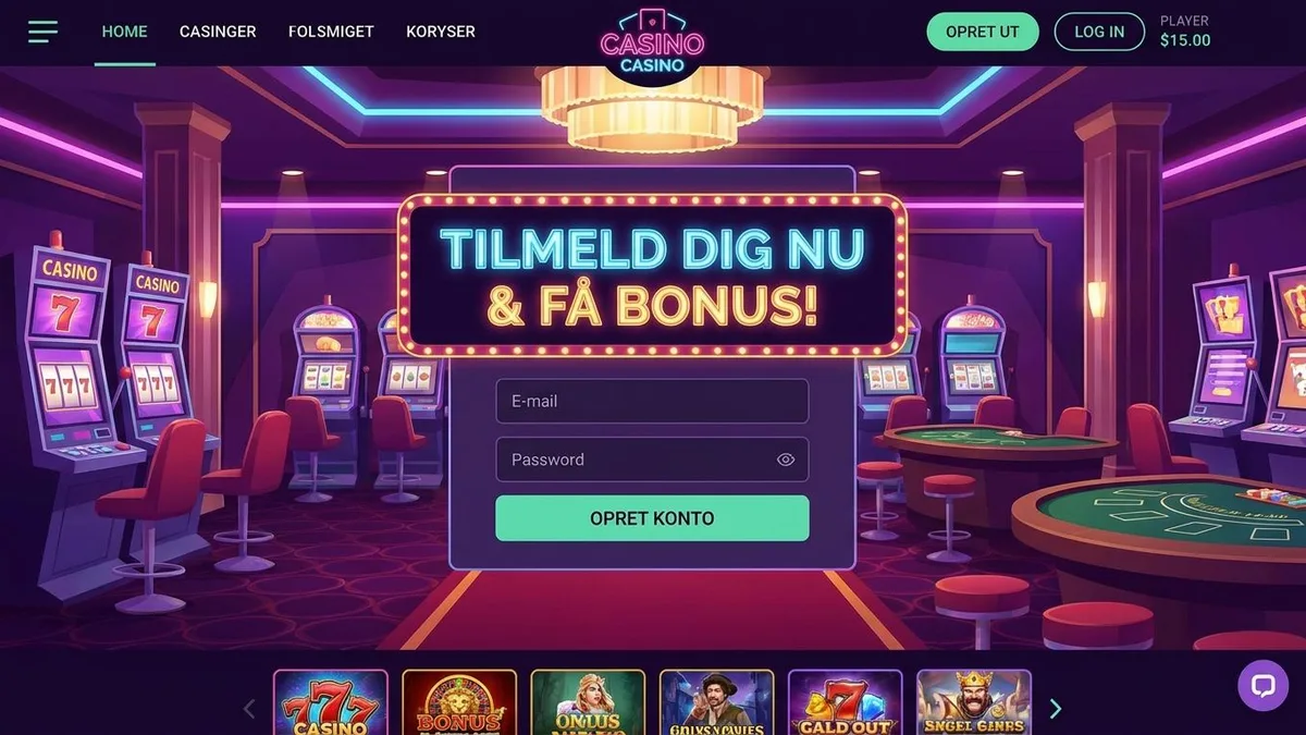 Tilmelding med bonus