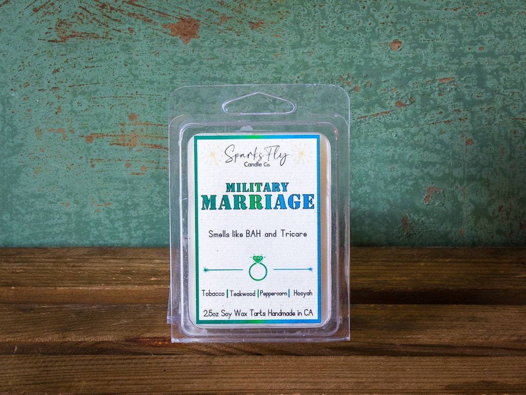 Military Marriage: Smells like BAH and Tricare!   Wax Melt