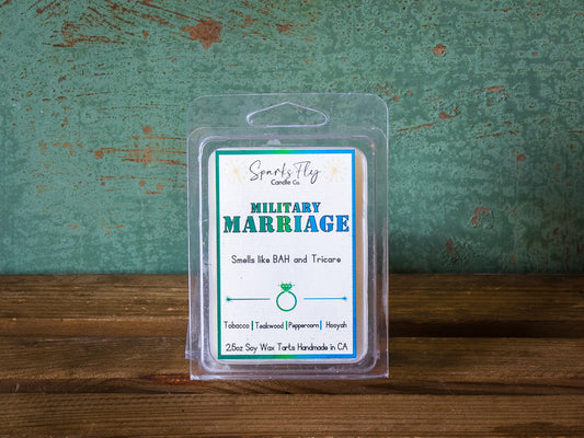 Military Marriage: Smells like BAH and Tricare!   Wax Melt