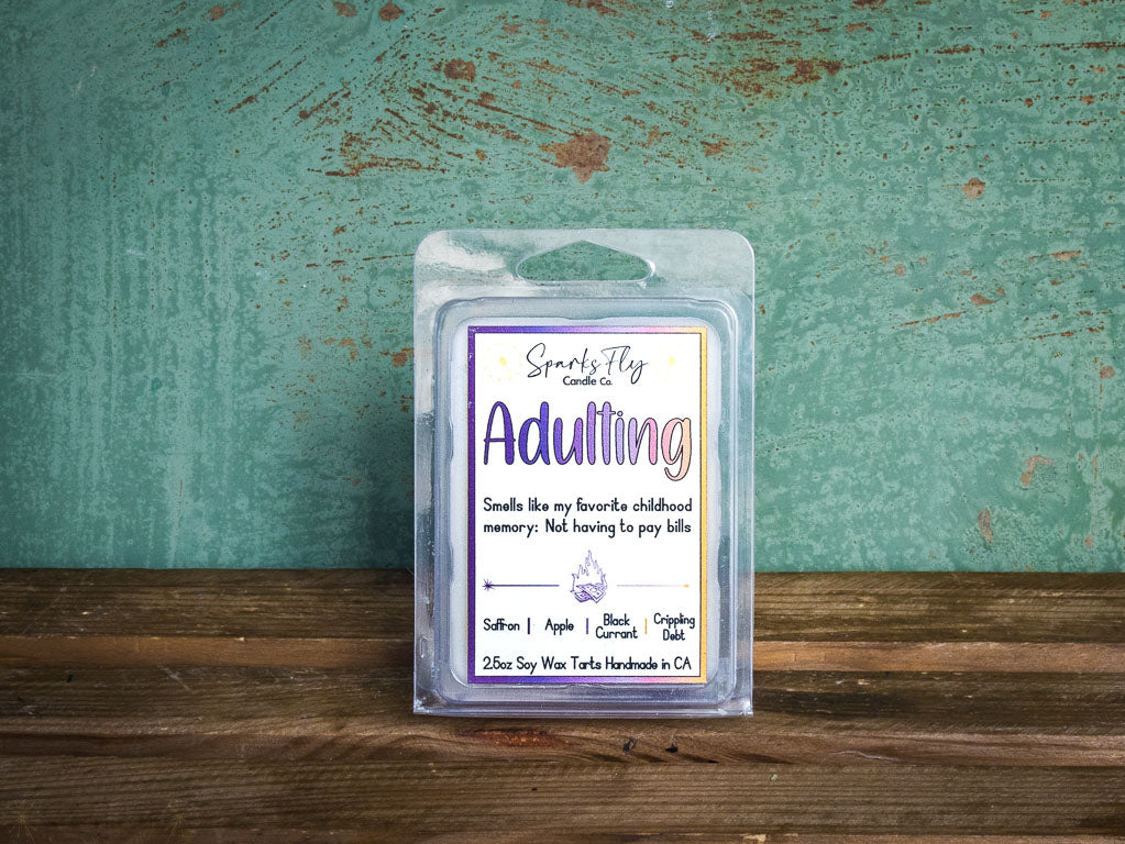 Adulting: Smells like my favorite childhood memory: not paying bills!   Wax Melt