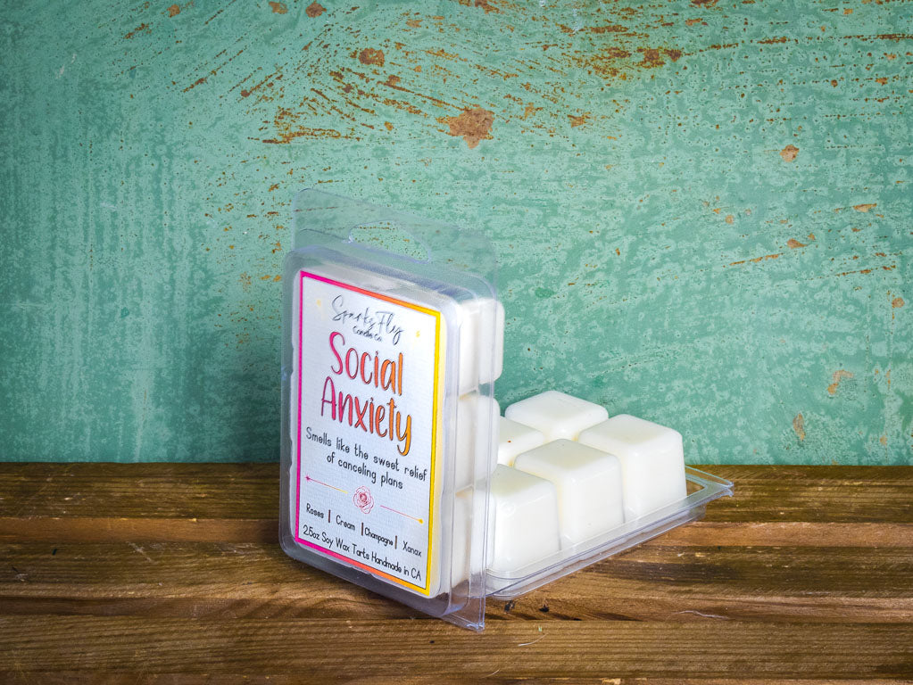Social Anxiety: Smells like the sweet relief of canceled plans!   Wax Melt