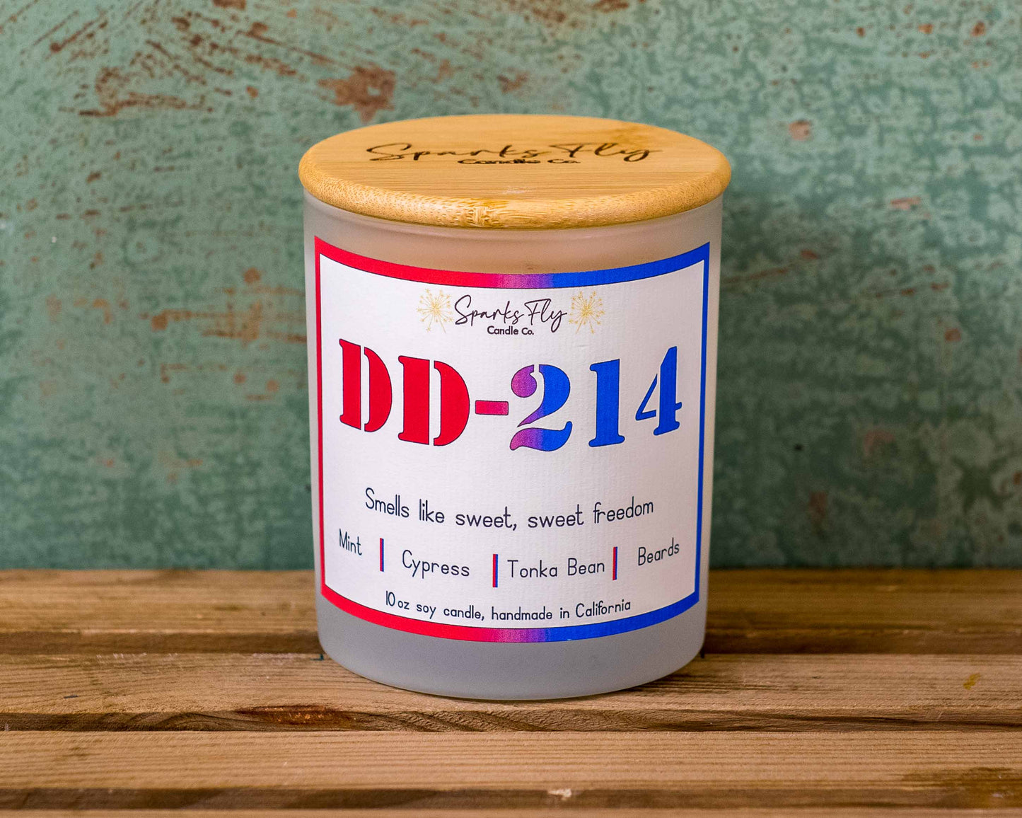 DD214 Candle; Celebrating the essence of a veteran's cherished freedom