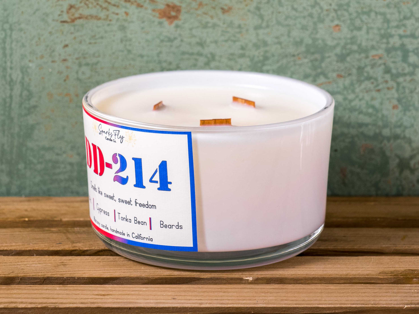 DD214 Candle; Celebrating the essence of a veteran's cherished freedom