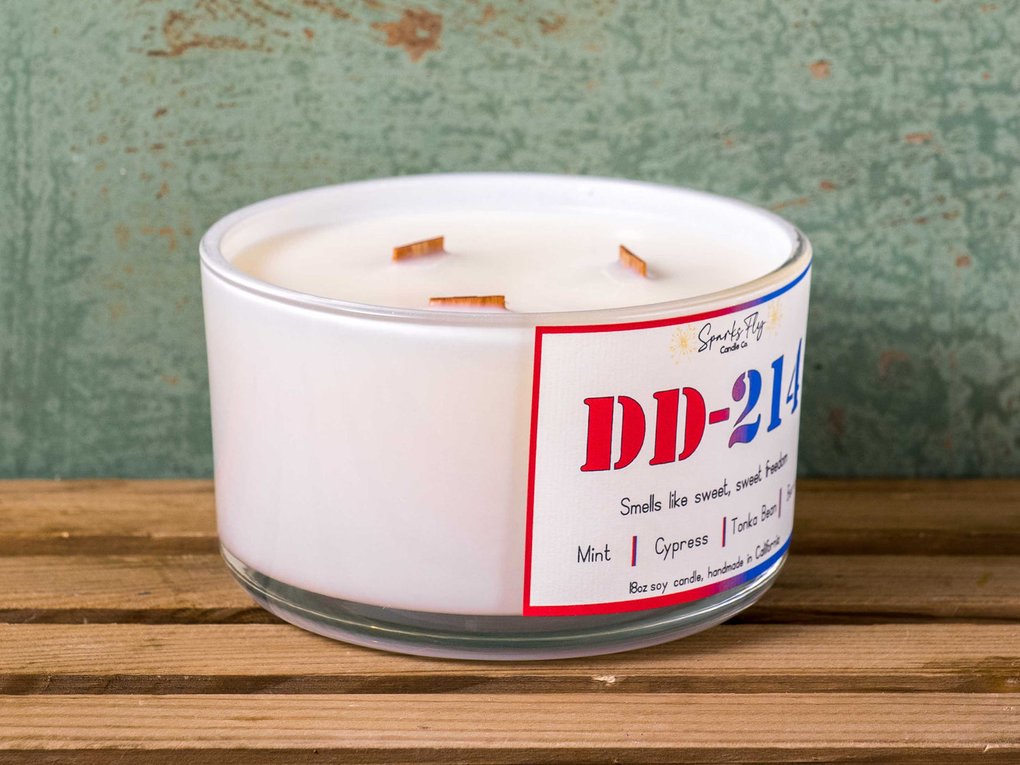 DD214 Candle; Celebrating the essence of a veteran's cherished freedom