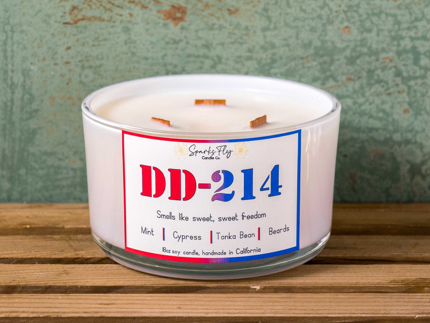 DD214 Candle; Celebrating the essence of a veteran's cherished freedom