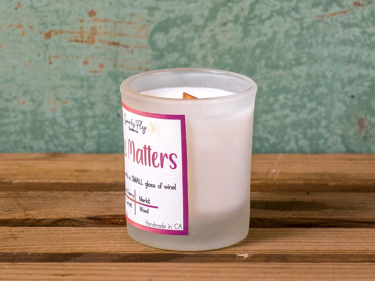 Size Matters Candle - A playful nod to wine lovers who know bigger is better.