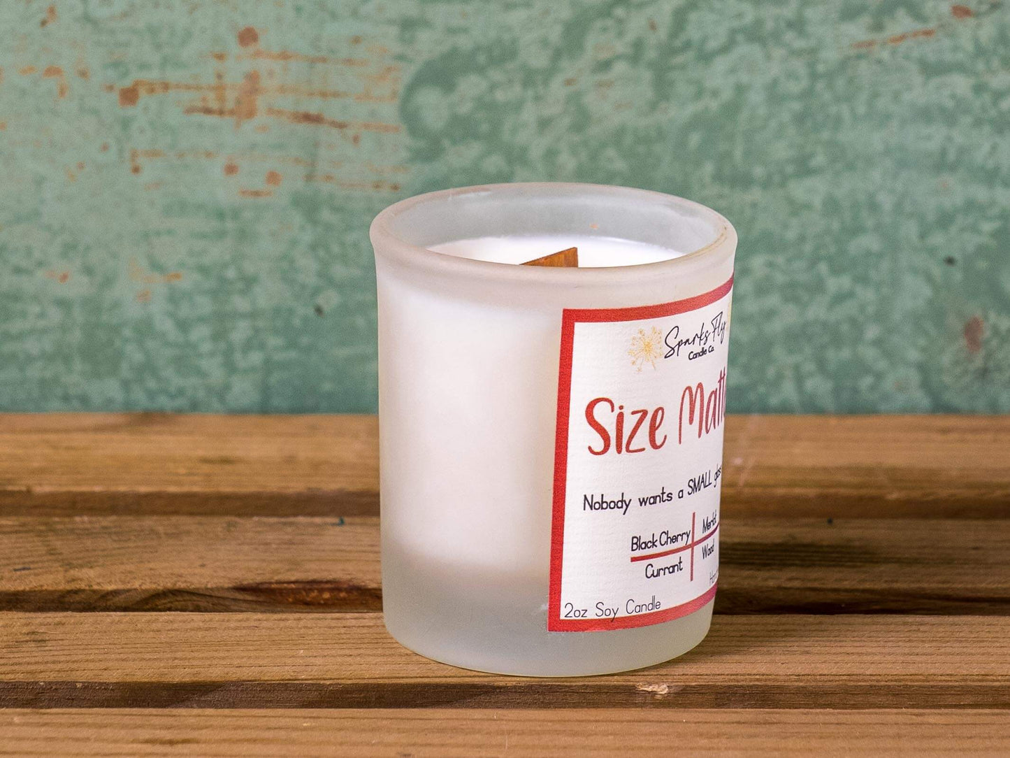 Size Matters Candle - A playful nod to wine lovers who know bigger is better.