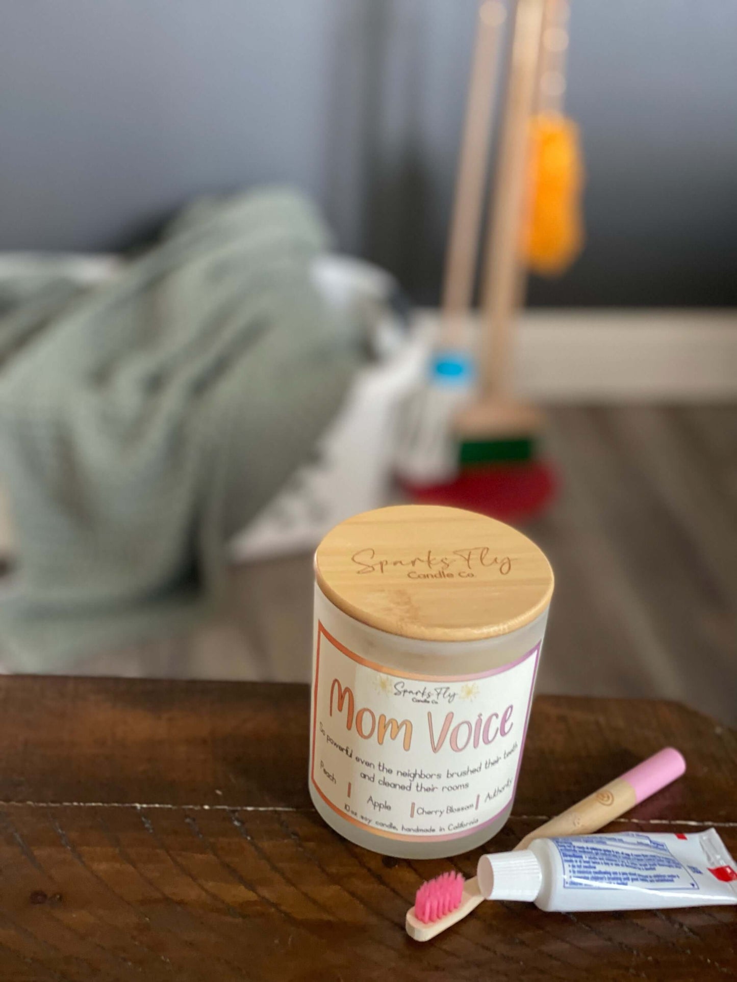 Mom Voice Candle - The scent of unmatched authority that even the neighbors heed