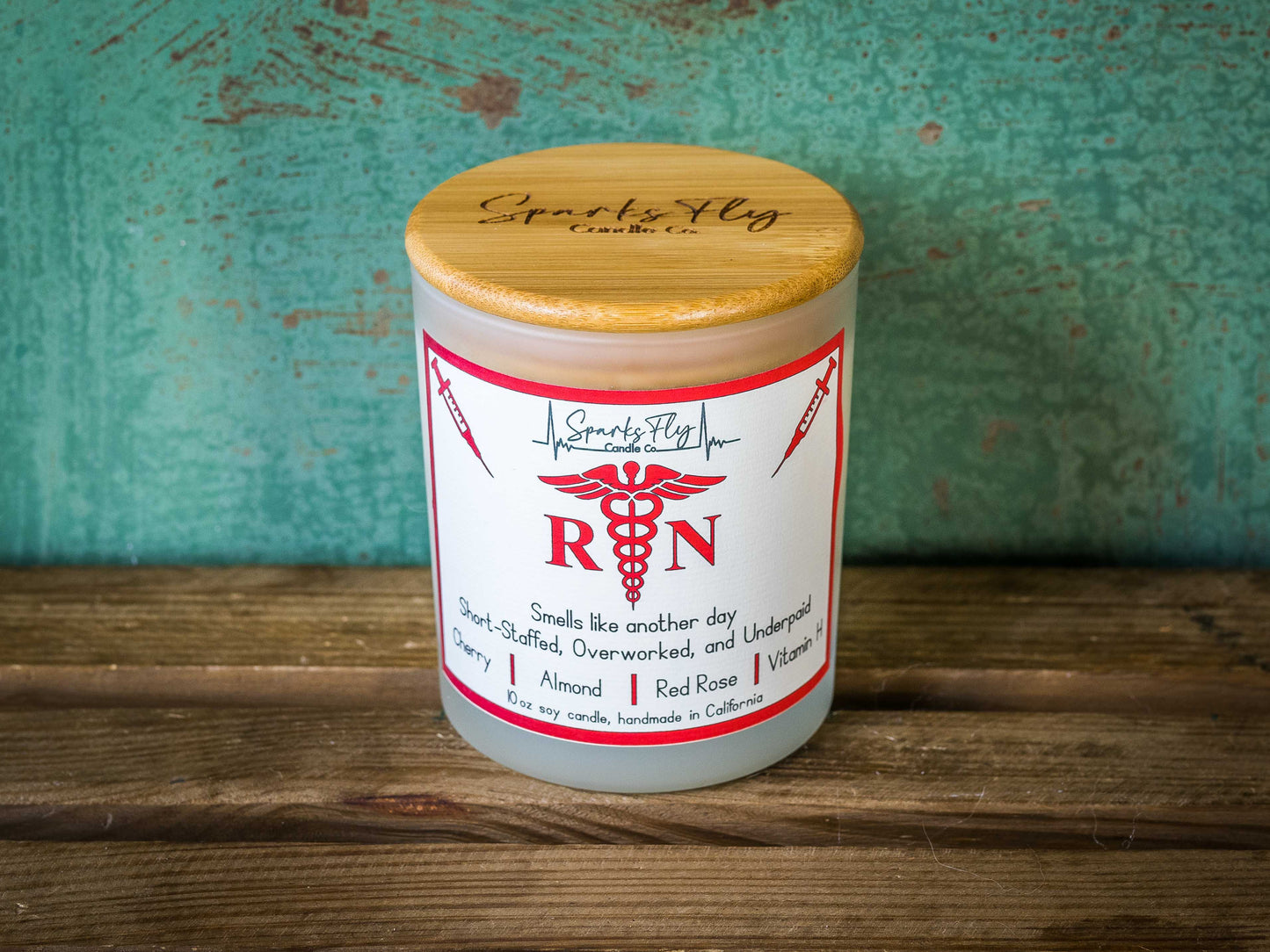 Registered Nurse Candle - Capturing the essence of dedication amidst challenges