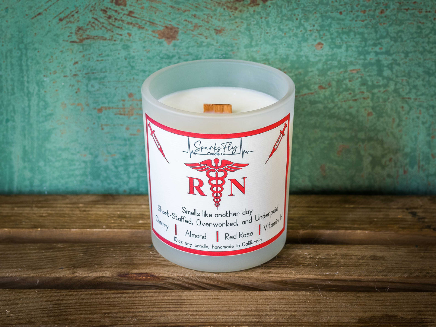 Registered Nurse Candle - Capturing the essence of dedication amidst challenges