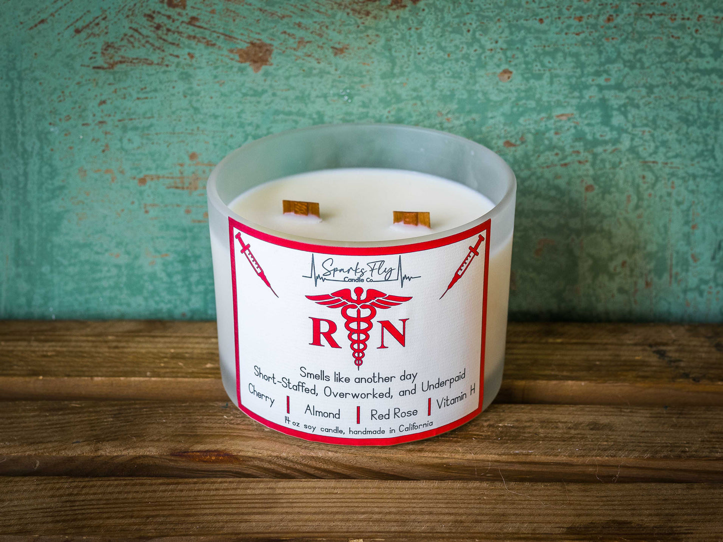 Registered Nurse Candle - Capturing the essence of dedication amidst challenges