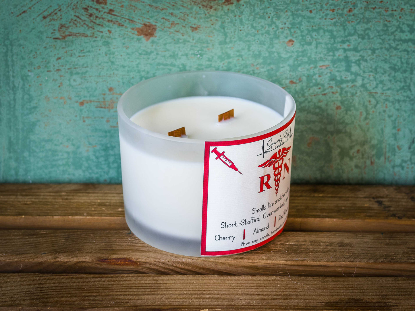 Registered Nurse Candle - Capturing the essence of dedication amidst challenges