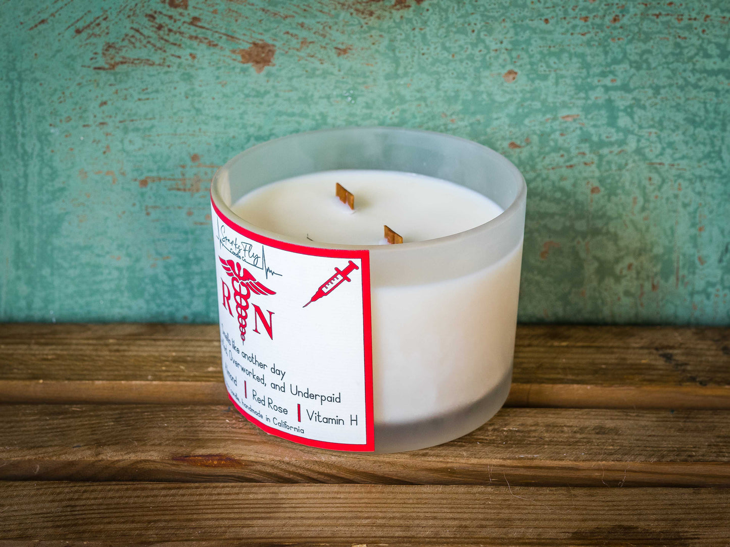 Registered Nurse Candle - Capturing the essence of dedication amidst challenges