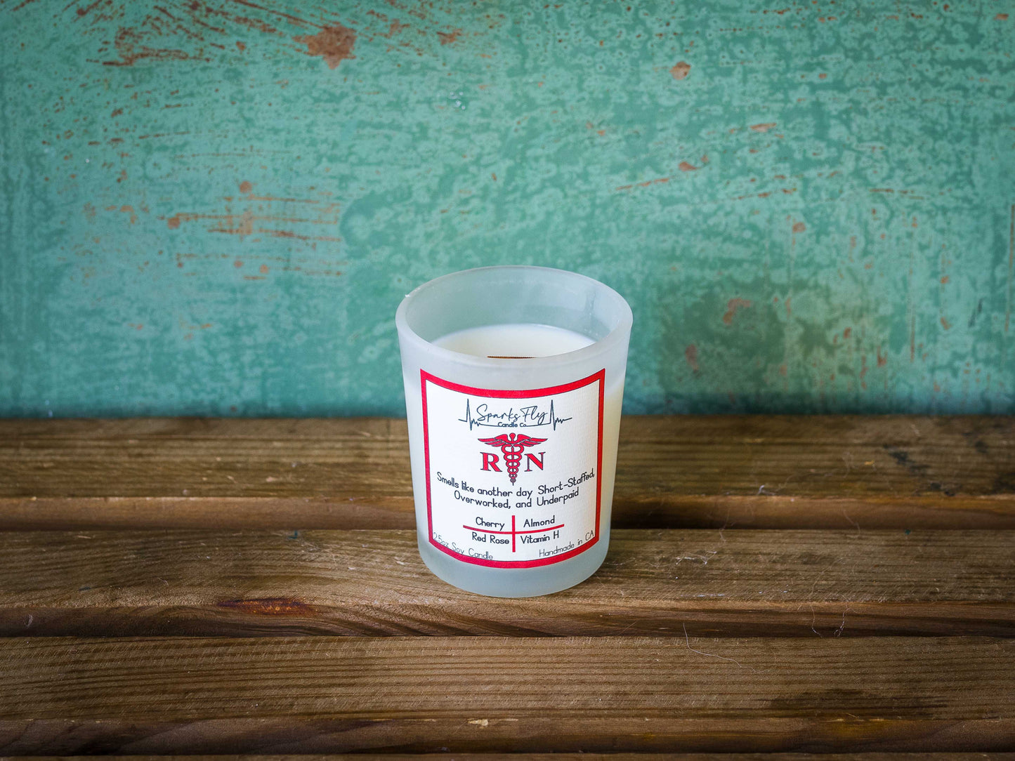 Registered Nurse Candle - Capturing the essence of dedication amidst challenges