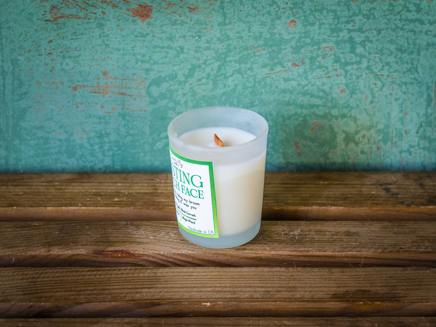 Resting Witch Face Candle - A scent with sassy sorcery and playful allure