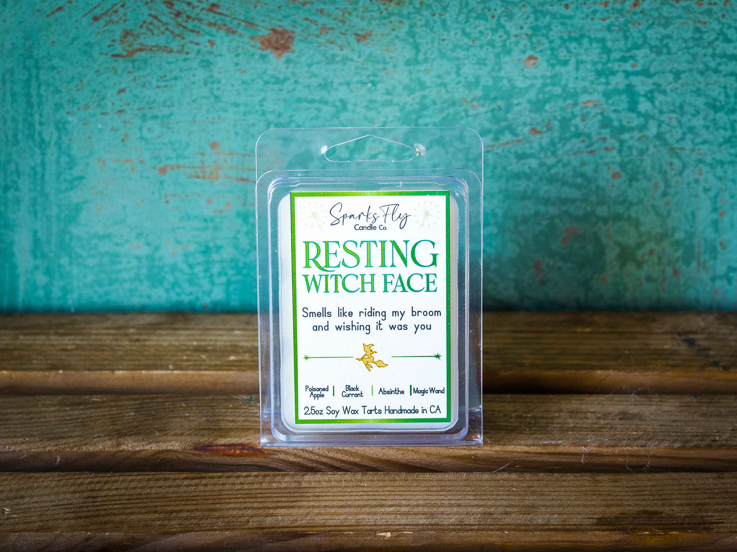 Resting Witch Face Candle - A scent with sassy sorcery and playful allure