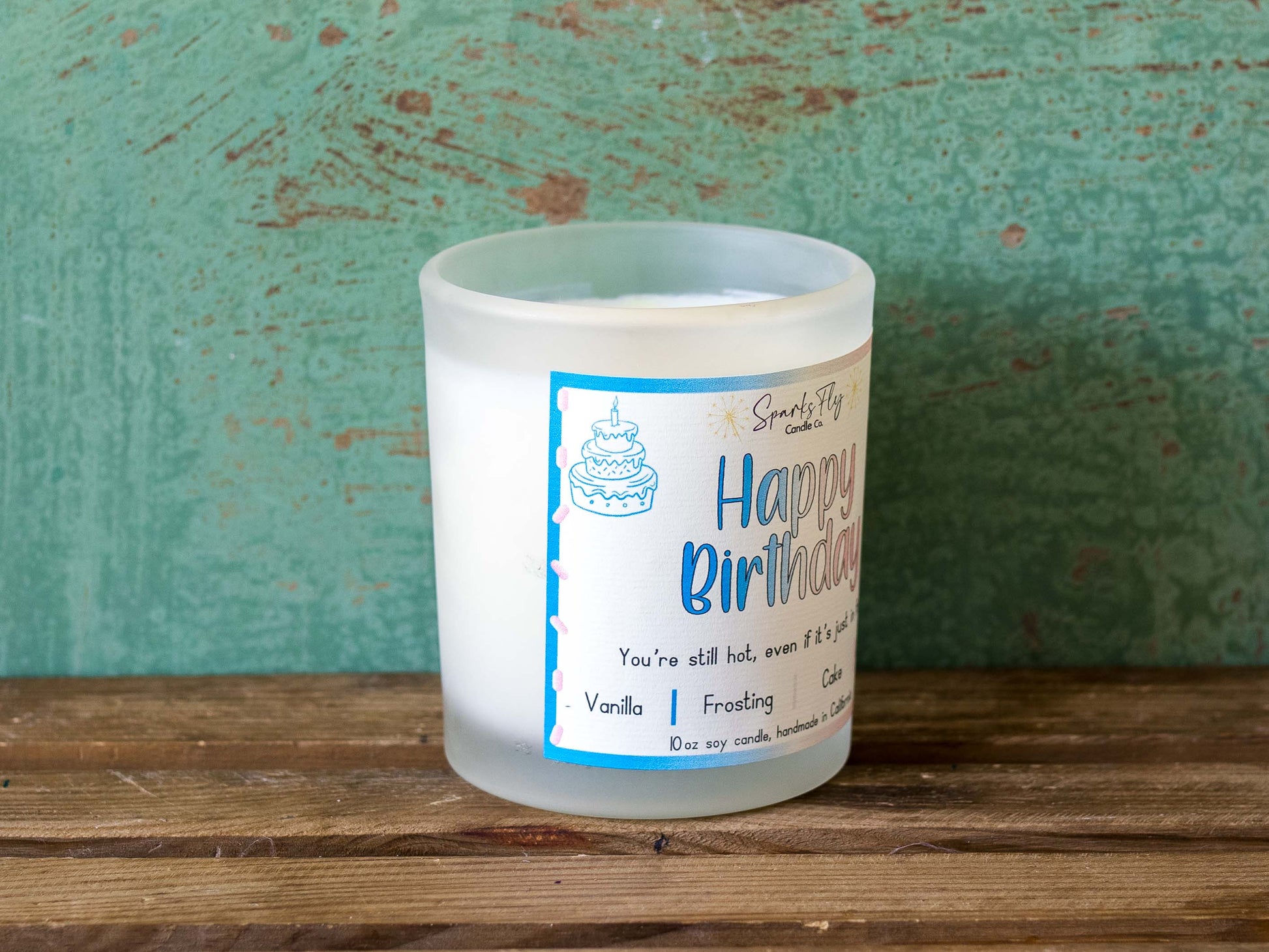 Happy Birthday Candle - Celebrating the sizzling moments, one hot flash at a time.
