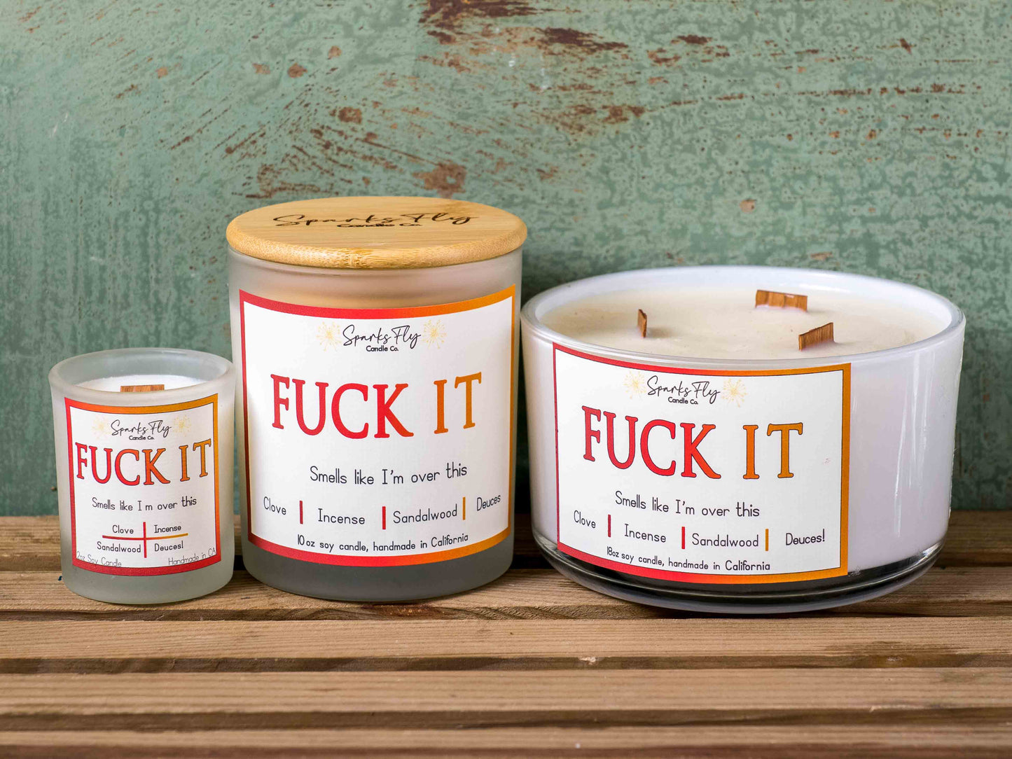 Fuck It Candle - Expressive aroma for those 'I'm done' moments.